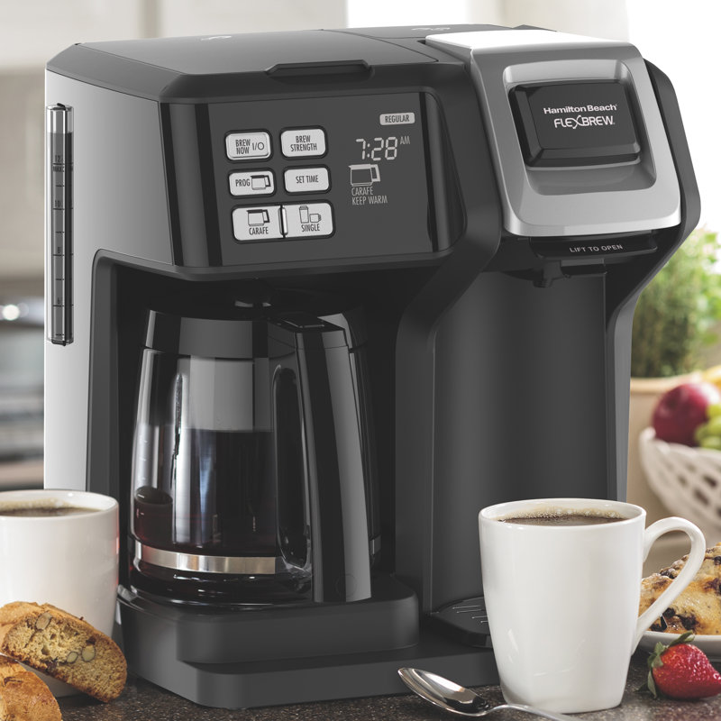 Hamilton Beach 12-Cup FlexBrew® 2-Way Coffee Maker & Reviews